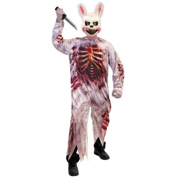Zombiekanin kostym i vit