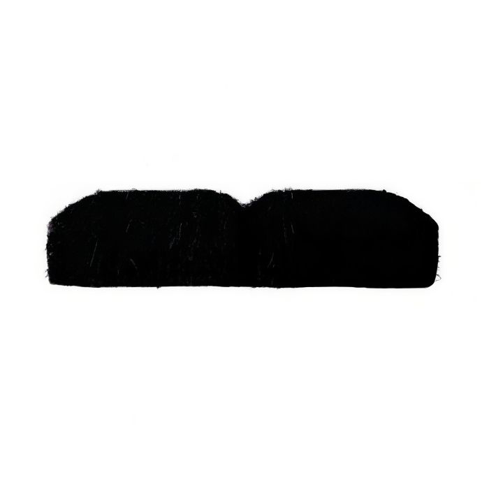 Svart mustasch - onesize