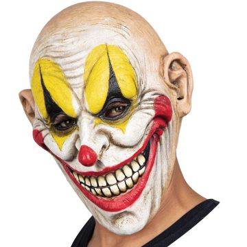 Skrämmande freaky clownmask - onesize