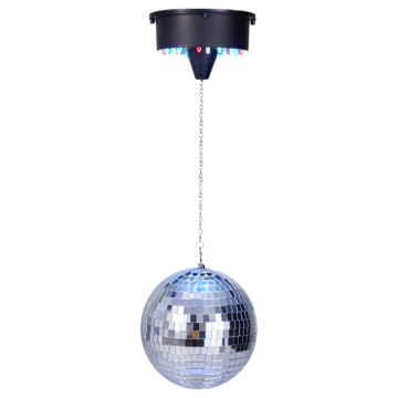 Disco kula silver LED 15 cm 
