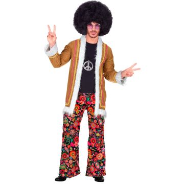 Woodstock hippiejacka med byxor för herrar