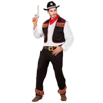 Cowboy Kostume - 4 dele