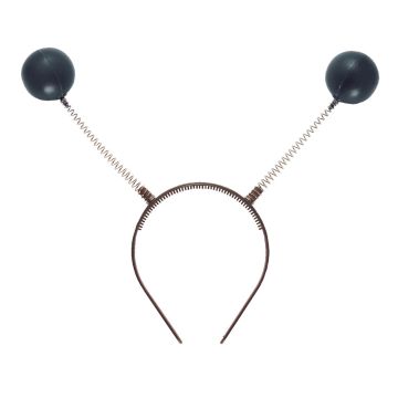 Antenne hårband svart