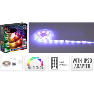 RGB LED-stripe 10 meter med fjärrkontroll
