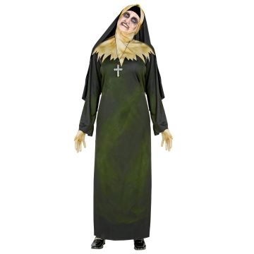 Demonisk nunne kostym för vuxna