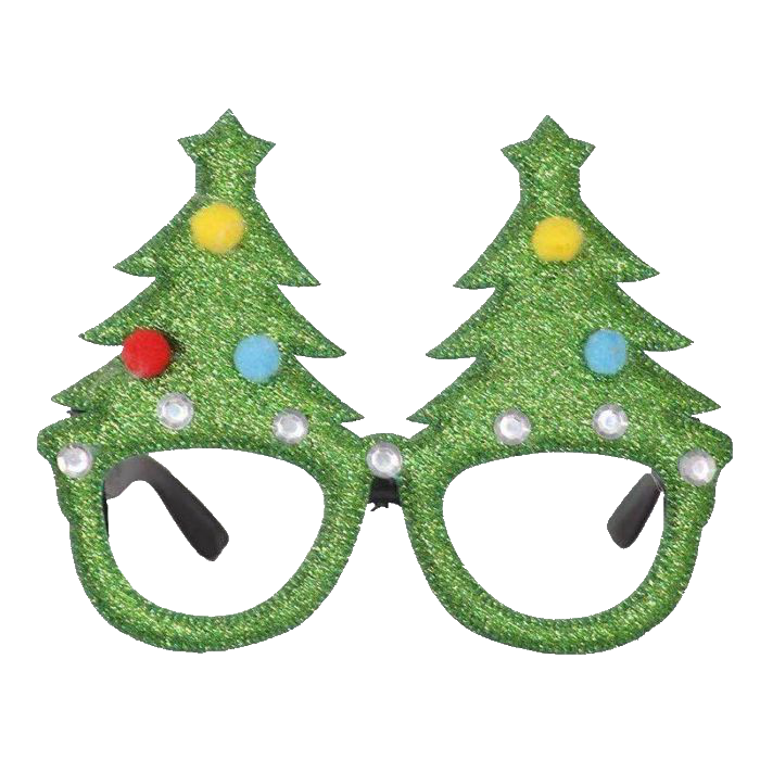 Julglasögon med Julgran