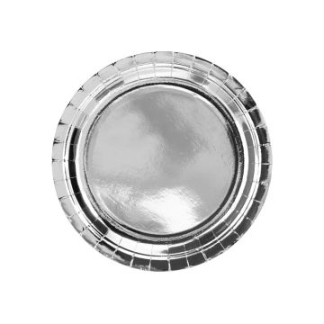 Silver Tallrikar 6x - 18 cm