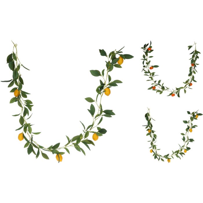 Fruktgirlang med citrusfrukter 180 cm