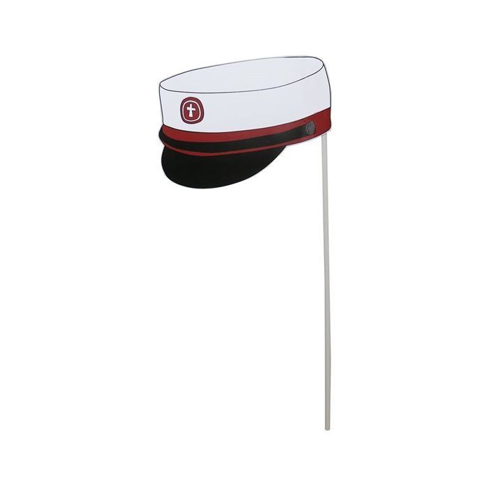 Röd Studentmössa Flagga 10x - 50 cm