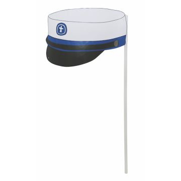 Blå Studenthatt Flag 10x - 50 cm