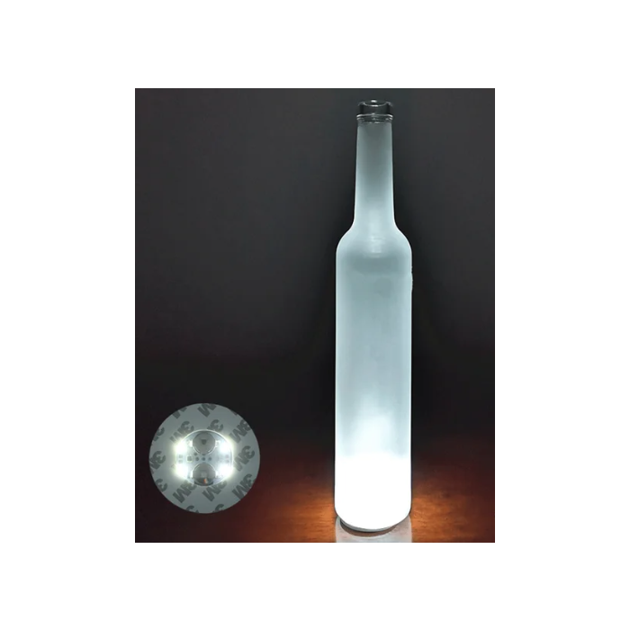 LED flaska ljus Vit