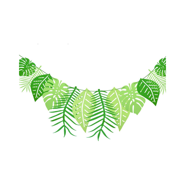 Monstera Girlandblad