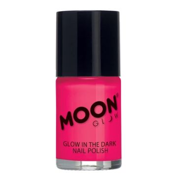 Självlysande Nagellack Pink 14 ml Moon Creations