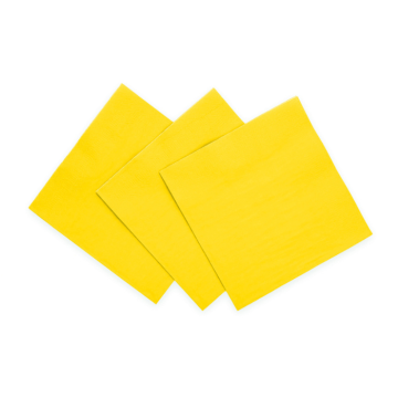 Gula servetter 20x - 33x33cm