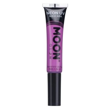 Neon UV mascara intensiv lila, Moon Creations - 15 ml 
