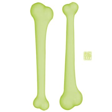 Självlysande skelettmaracas - 2x