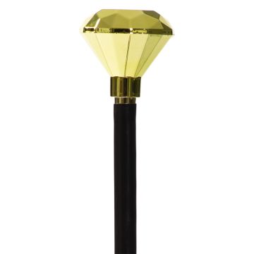 Guld diamant käpp - 105 cm