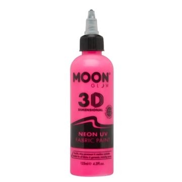 Neon UV Textilfärg Pink 125 ml Moon Creations