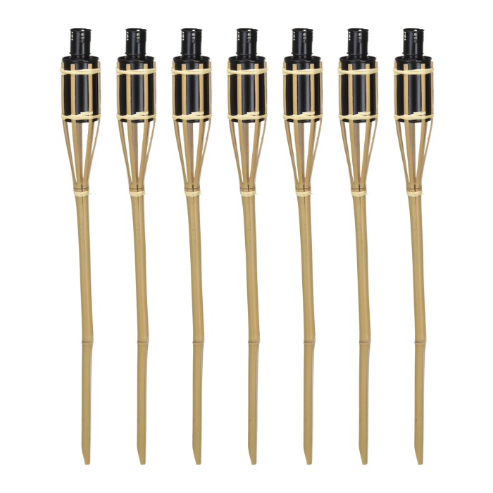 Bambu trädgårdsljusstake - 65 cm