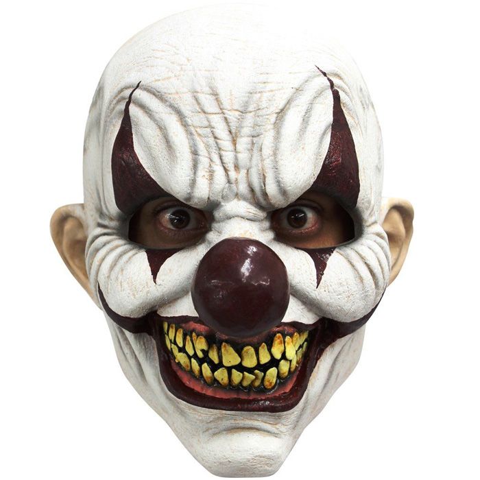 Läskig djävulsklovnmask