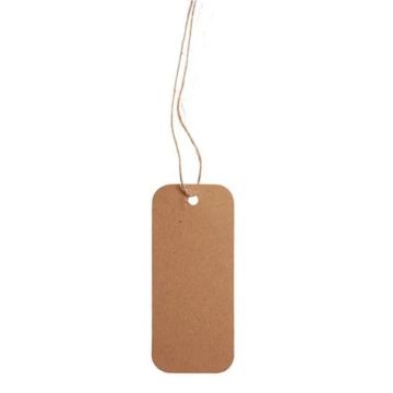 Neutrala presentetiketter bruna 12x Det Gamla Apoteket