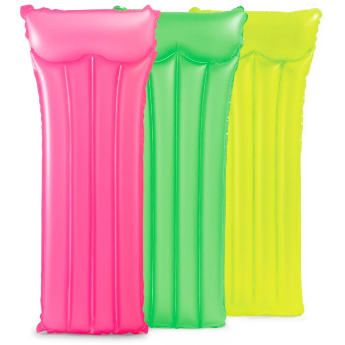 Luftmadrass 183x76 cm i neonfärger