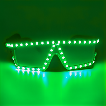 LED-glasögon grön neon