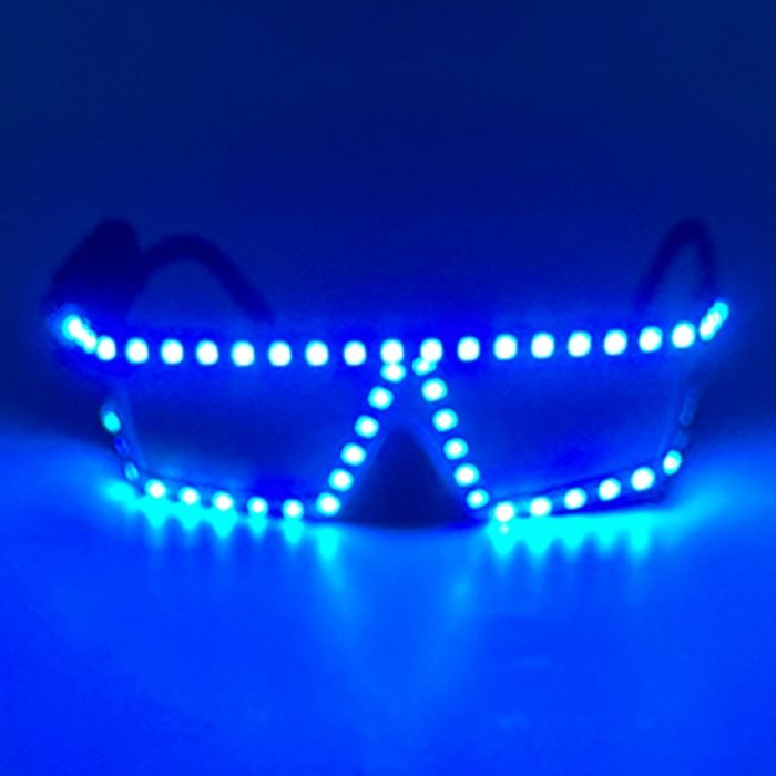 LED-glasögon blå neon 