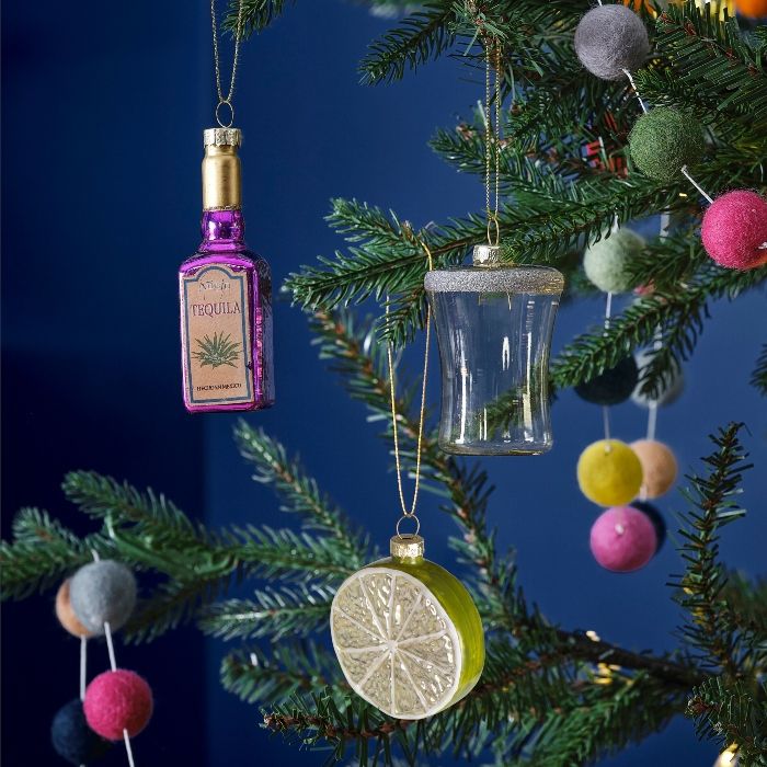 Tequila set juldekoration till julgran i 3 delar