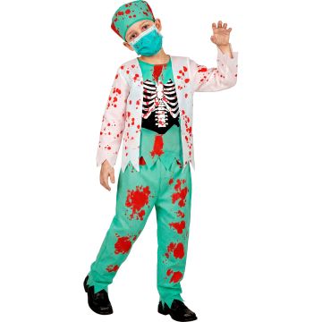 Zombieläkardräkt för pojkar
