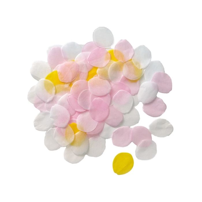 Vacker lös rosblad konfetti i olika färger