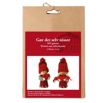 DIY gör det själv tomtar pojke och flicka 2x Det Gamla Apoteket