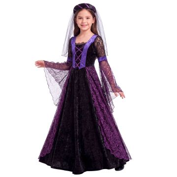 Gothic Princess kostym för tjejer