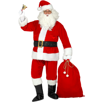 Professionell jultomtedräkt - 8 delar