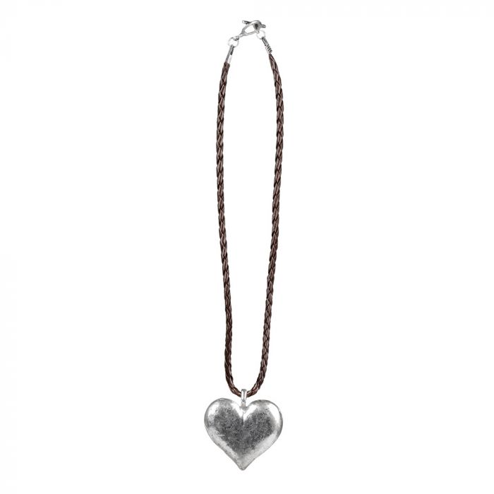 Oktoberfest Hjärta halsband silver