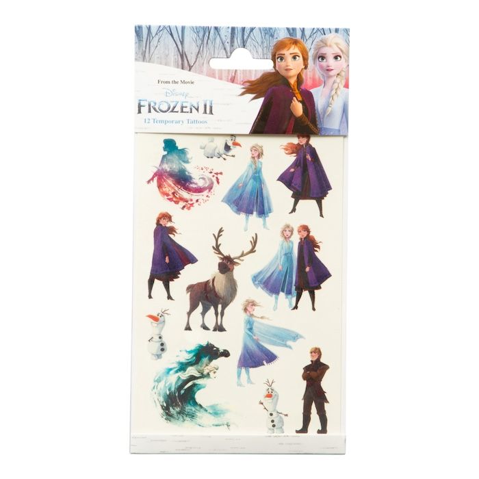 Falska tatueringar med disney frost 12x