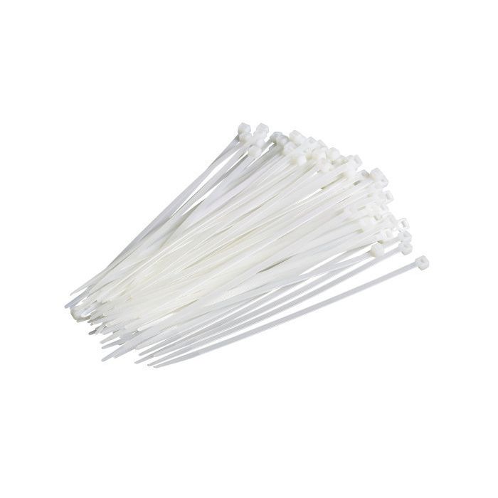 Strips kabelbindare vit 3x200 mm - 100x