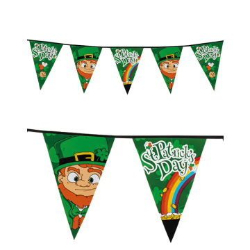 St. Patricks Dags vimpelgirland - 8 m