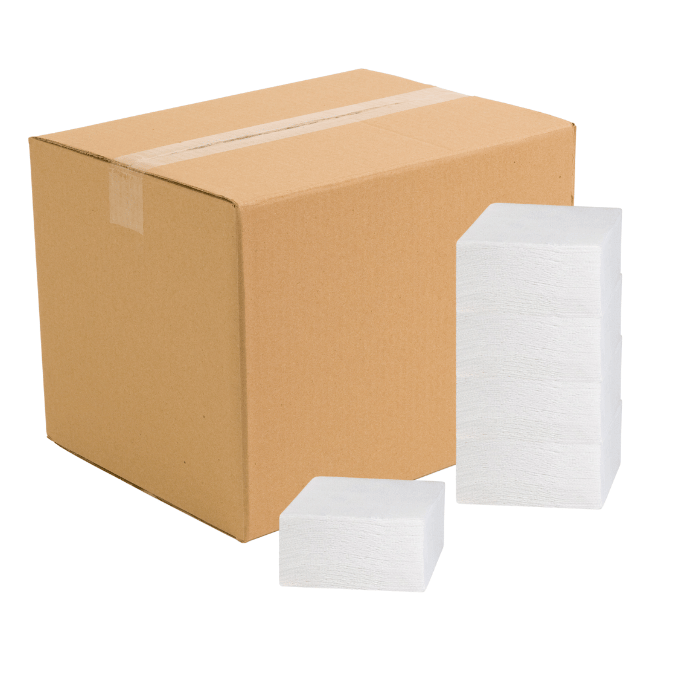 20x20 cm servetter 3000x vita 2-lager
