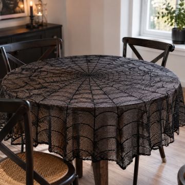 Spindelnätsduk rund - 124 cm