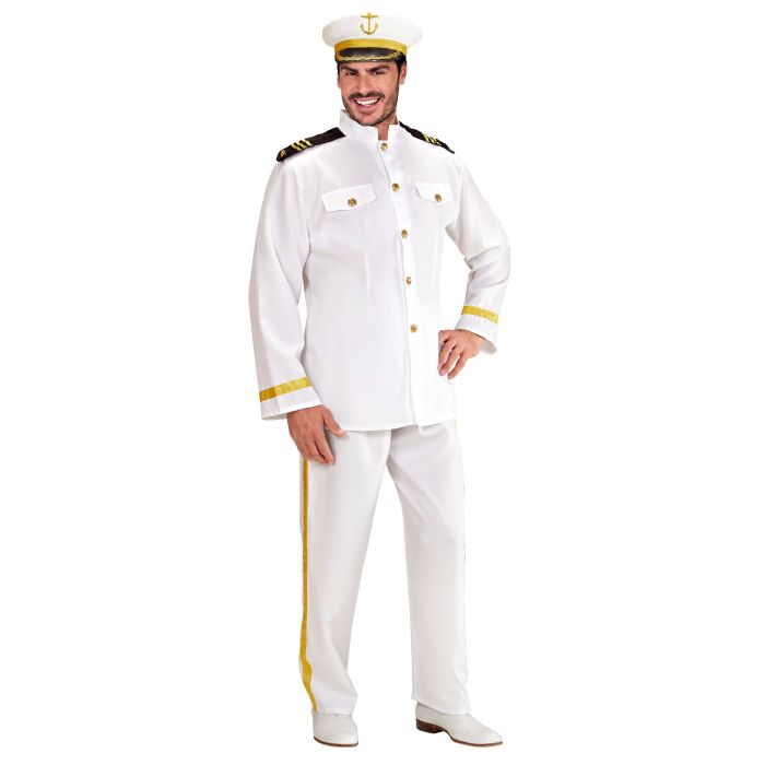 Kaptenuniform med guldknappar