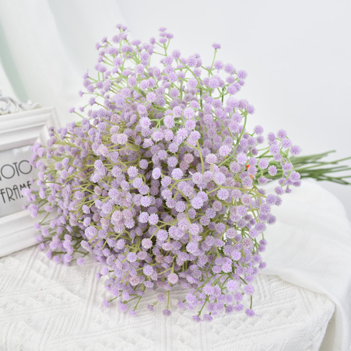 Konstgjord blomma brudslöja lila - 63 cm