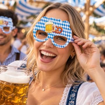 Oktoberfest glasögon i papper x10