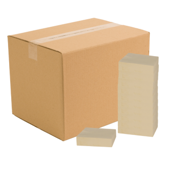 33x33 cm servetter 1000x bruna 2-lags