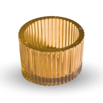 Värmeljushållare orange 5 cm