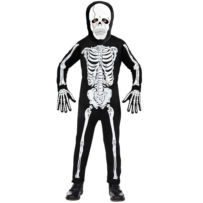 Skelettkostym för pojkar med mask