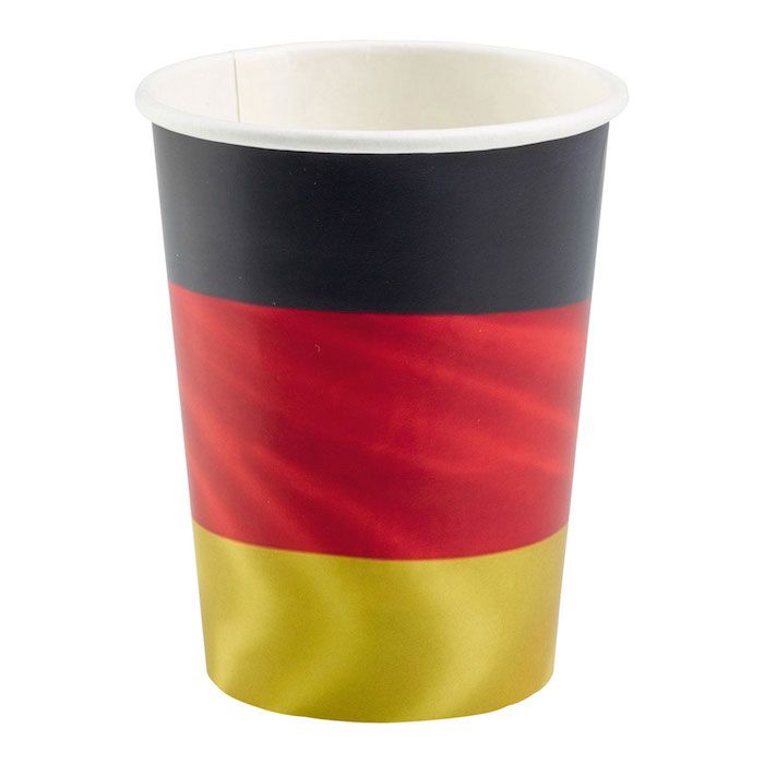 Tyskland Pappersmuggar 6x - 500 ml