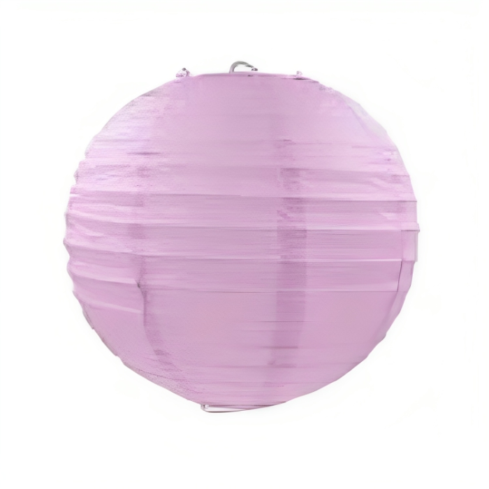 Pastell lila papperslykta 40 cm