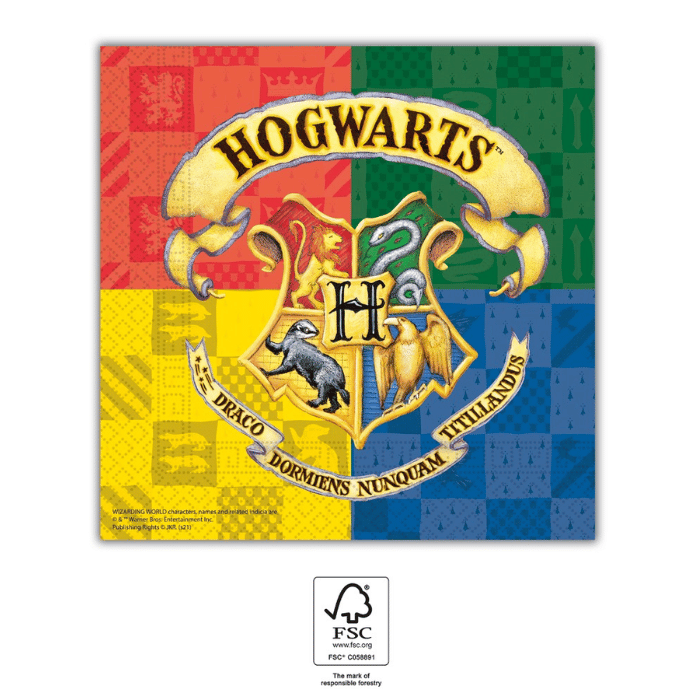 Harry Potter® servetter 20x - 33x33 cm