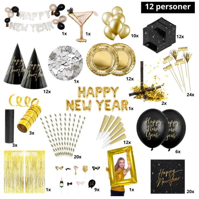 Nyårspaket deluxe 19 delar